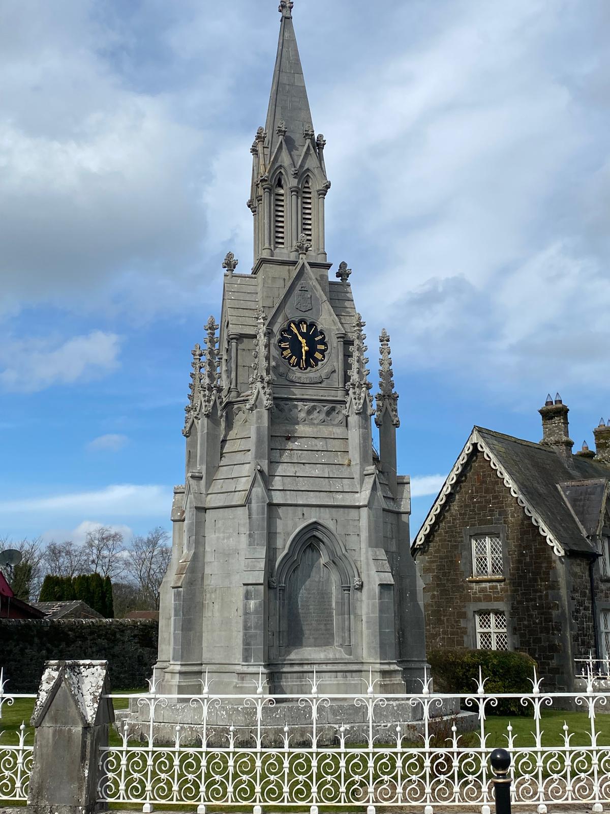 Ardagh Tower March 2025 after soft wash cleaning