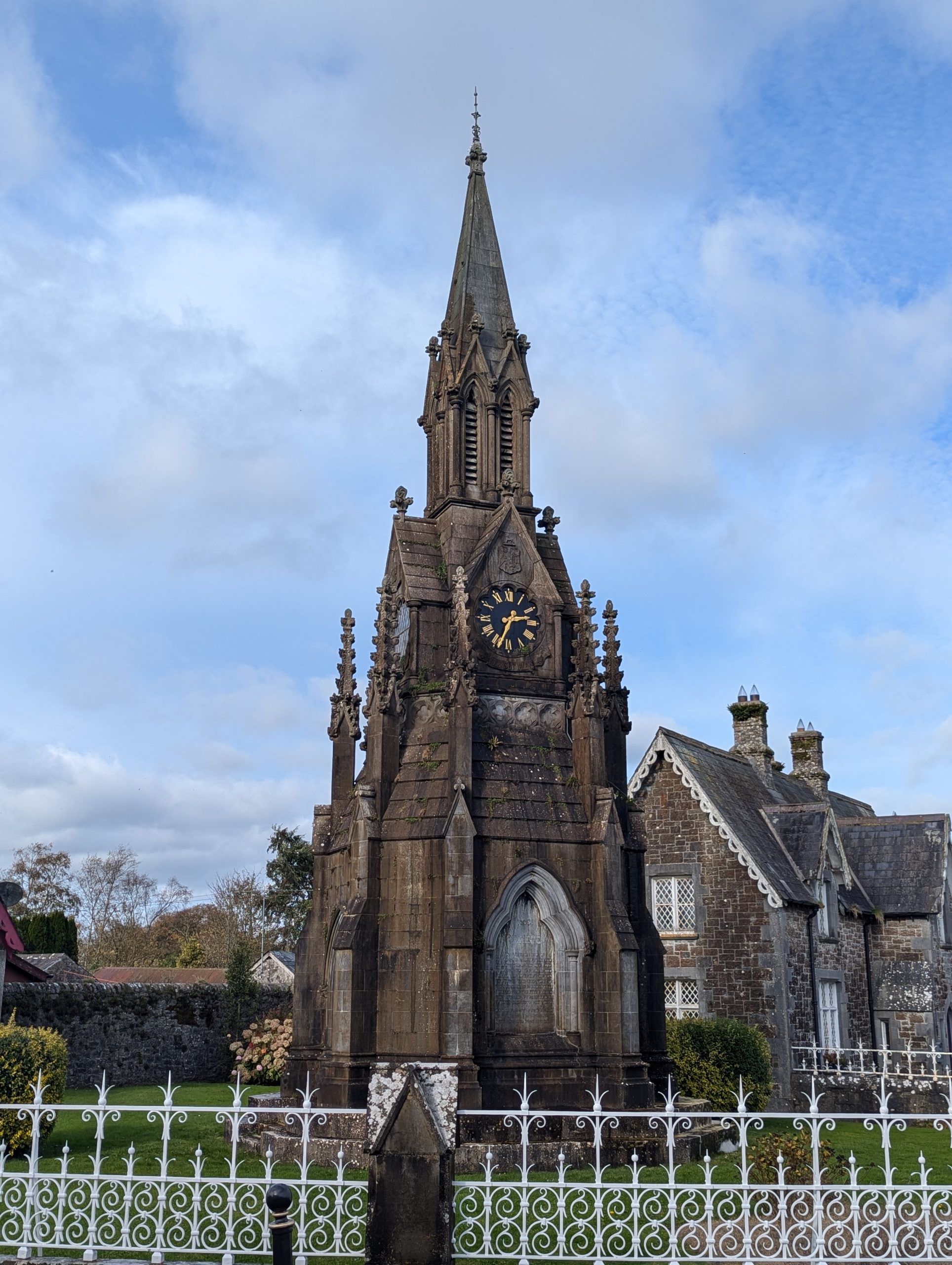 Ardagh Tower March 2025 before soft wash cleaning